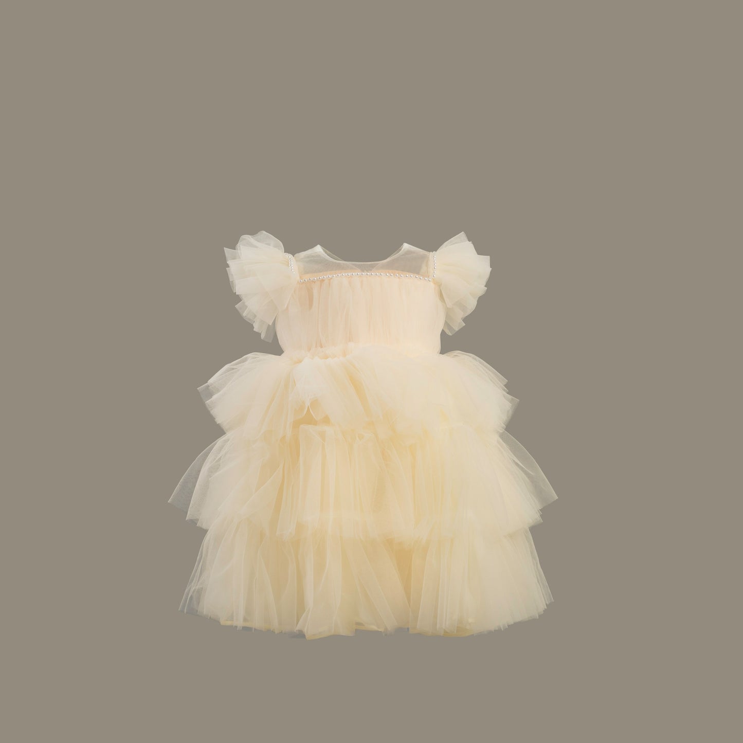 PRIYANNA Layered Tulle Dress